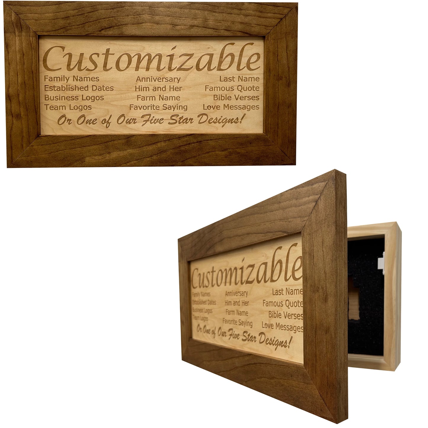 Early American Natural Hidden Gun Safe