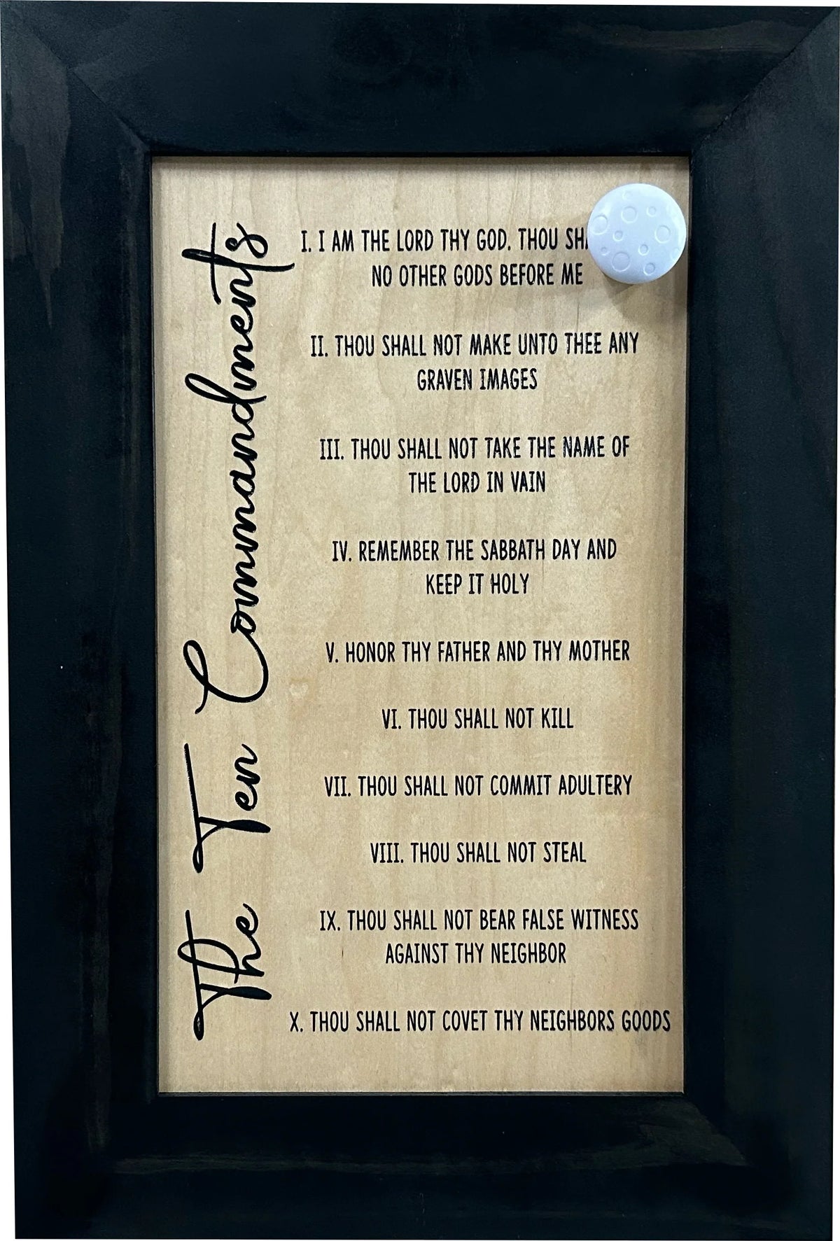 Ten Commandments Shadow Box Concealed Ten Commandments Gun Cabinet – Shadowopstactical.com