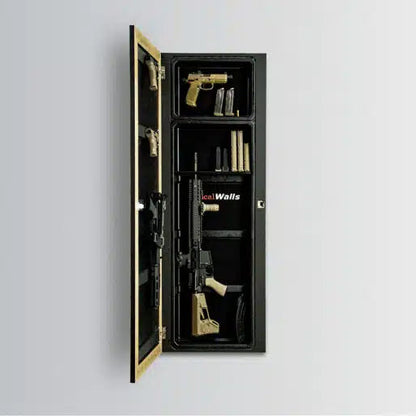 Framed Concealment Mirror Hidden Gun Storage Safe