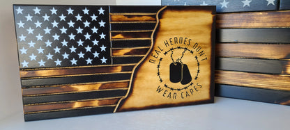 Heroes Don’t Wear Capes Flag