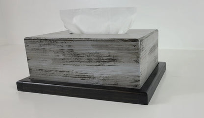 Wooden Hidden Gun Tissue Box