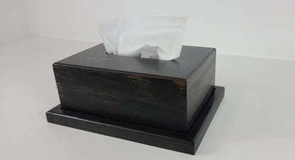 Wooden Hidden Gun Tissue Box