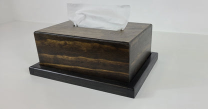Wooden Hidden Gun Tissue Box