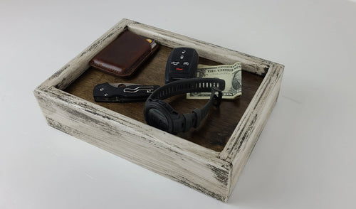 Men’s Wooden Organizer Valet Tray