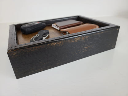 Men’s Wooden Organizer Valet Tray