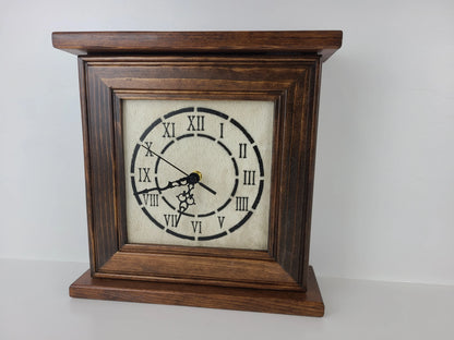 Peacemaker Wooden Hidden Gun Clock