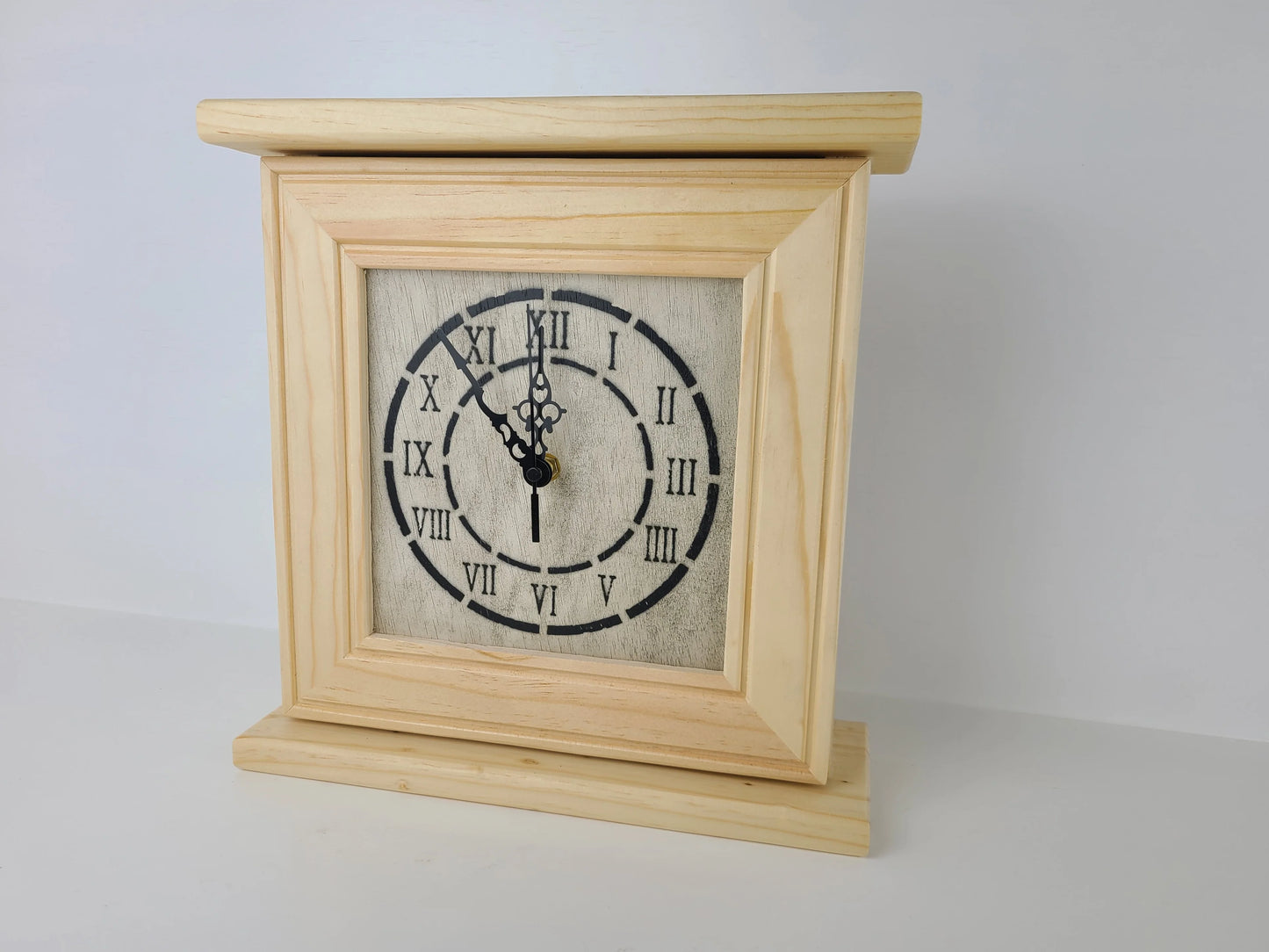 Peacemaker Wooden Hidden Gun Clock