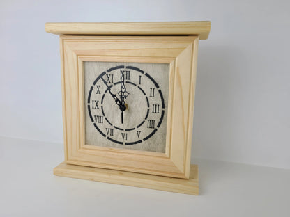 Peacemaker Wooden Hidden Gun Clock