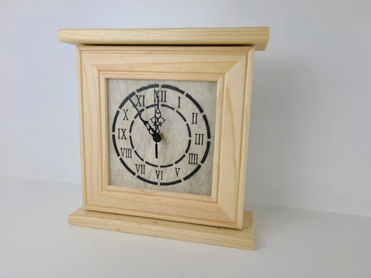 Peacemaker Wooden Hidden Gun Clock