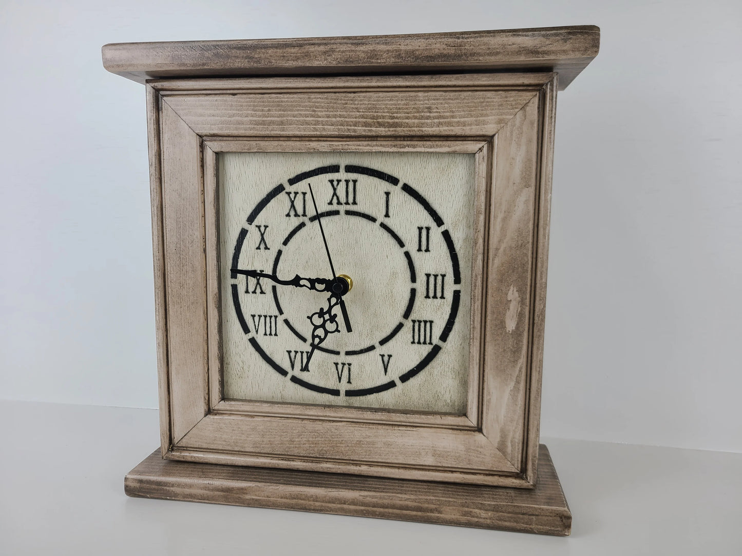 Peacemaker Wooden Hidden Gun Clock