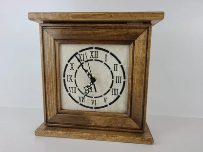 Peacemaker Wooden Hidden Gun Clock