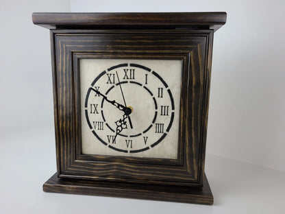 Peacemaker Wooden Hidden Gun Clock