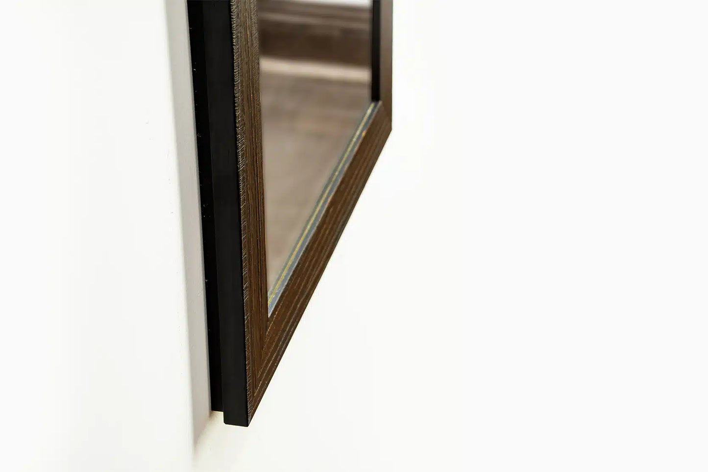 Framed Hidden Gun Mirror Secure Concealment Cabinet