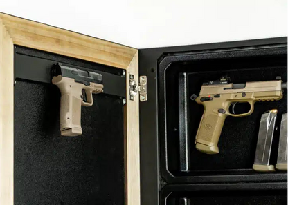 Framed Concealment Mirror Hidden Gun Storage Safe