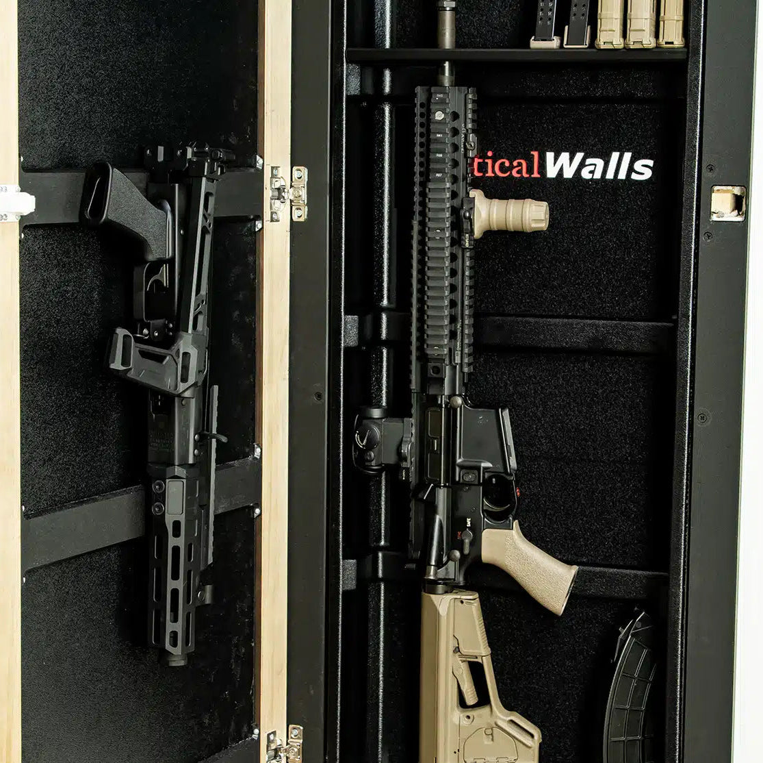 Framed Concealment Mirror Hidden Gun Storage Safe