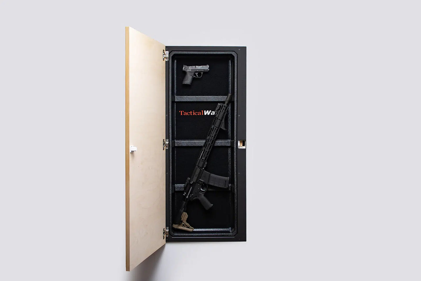 Flag Hidden Gun Compartment  Locking Wall Concealment Safe