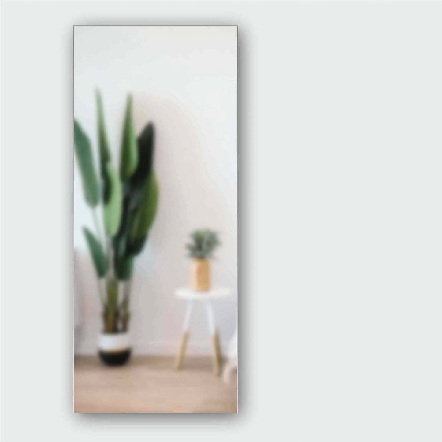 Frameless Concealment Mirror Hidden Gun Storage Safe