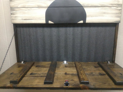 PUNISHER SKULL GUN CONCEALMENT WALL ART - LARGE