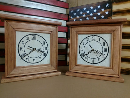 Peacemaker Wooden Hidden Gun Clock