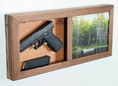 Picture with hidden firearms compartment