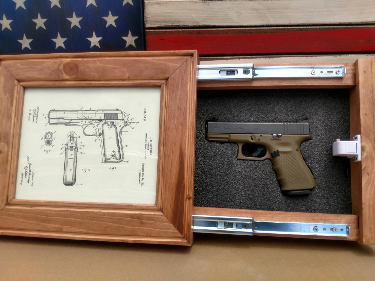 8x10 Photo Frame Gun Safe