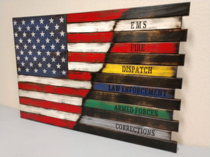 First Responder Heroes Hidden Flag