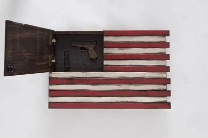 Small American Flag Hidden Safe