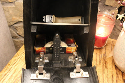 Wooden Hidden Gun Storage Lamp