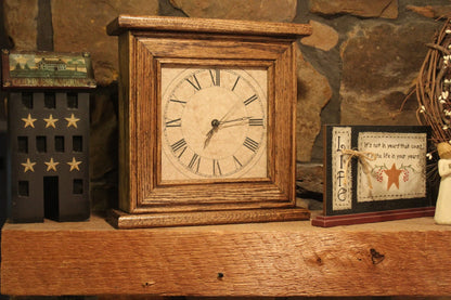 Peacemaker Wooden Hidden Gun Clock