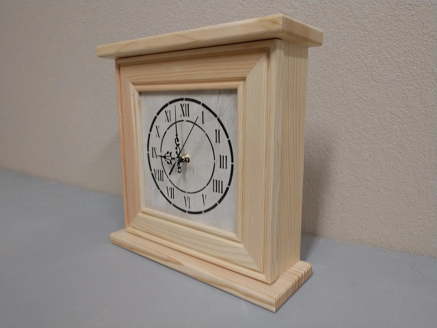 Peacemaker Wooden Hidden Gun Clock