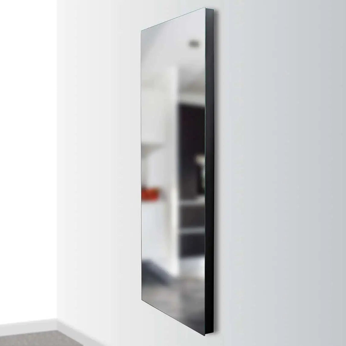 Frameless Concealment Mirror Hidden Gun Storage Safe