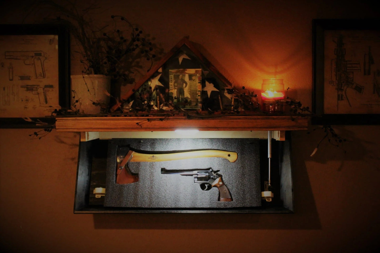 Small Patriot Hidden Gun Safe