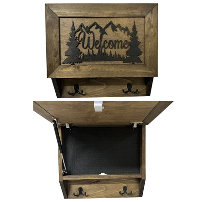 Rustic Mountain Hidden Gun Safe