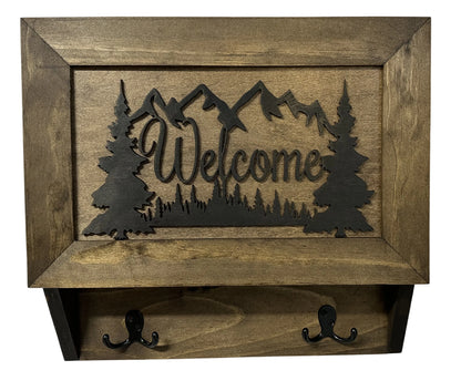 Rustic Mountain Hidden Gun Safe