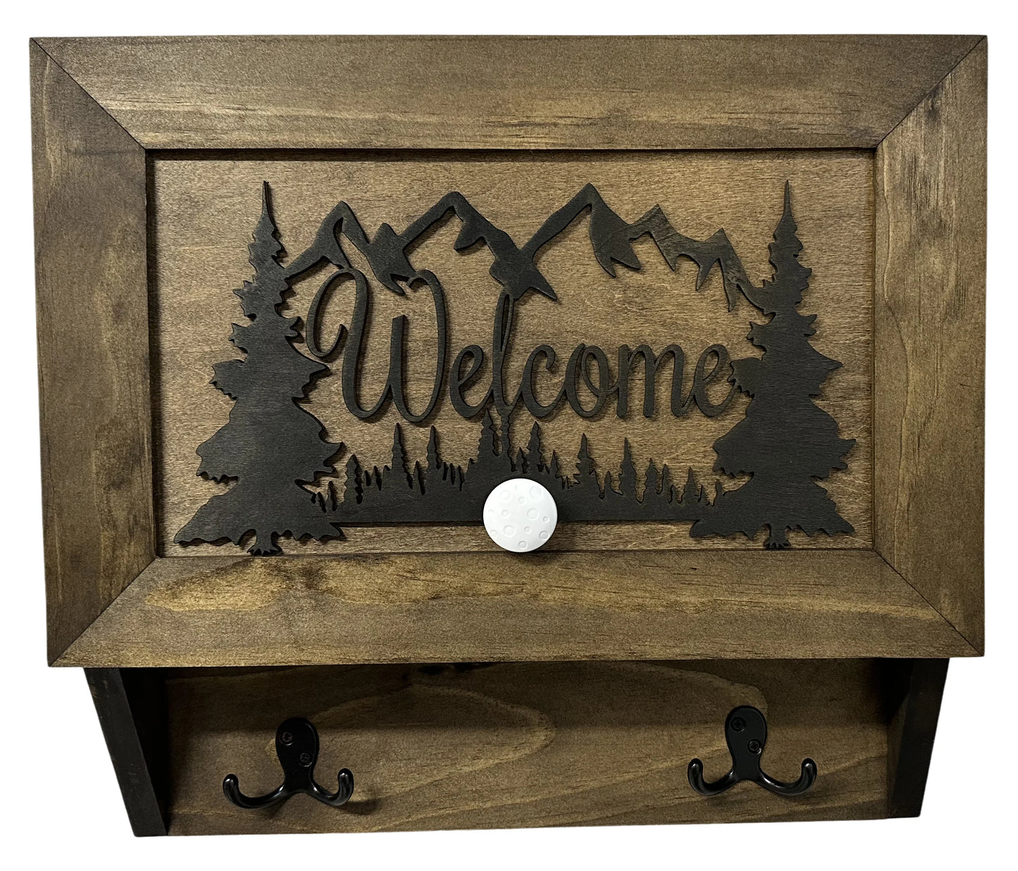 Rustic Mountain Hidden Gun Safe