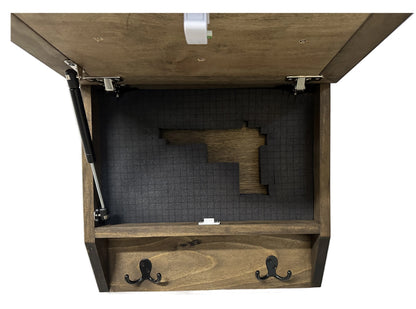 Rustic Mountain Hidden Gun Safe