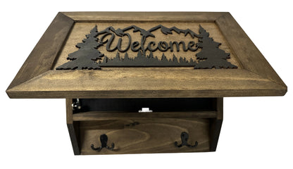 Rustic Mountain Hidden Gun Safe