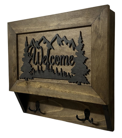 Rustic Mountain Hidden Gun Safe