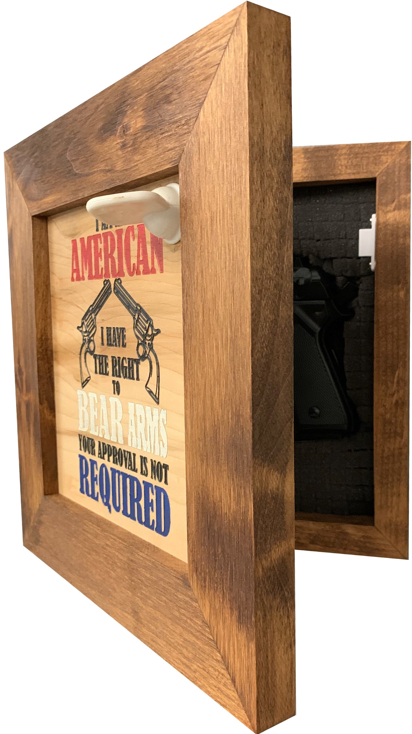 2nd Amendment Wall Decor Firearm Storage