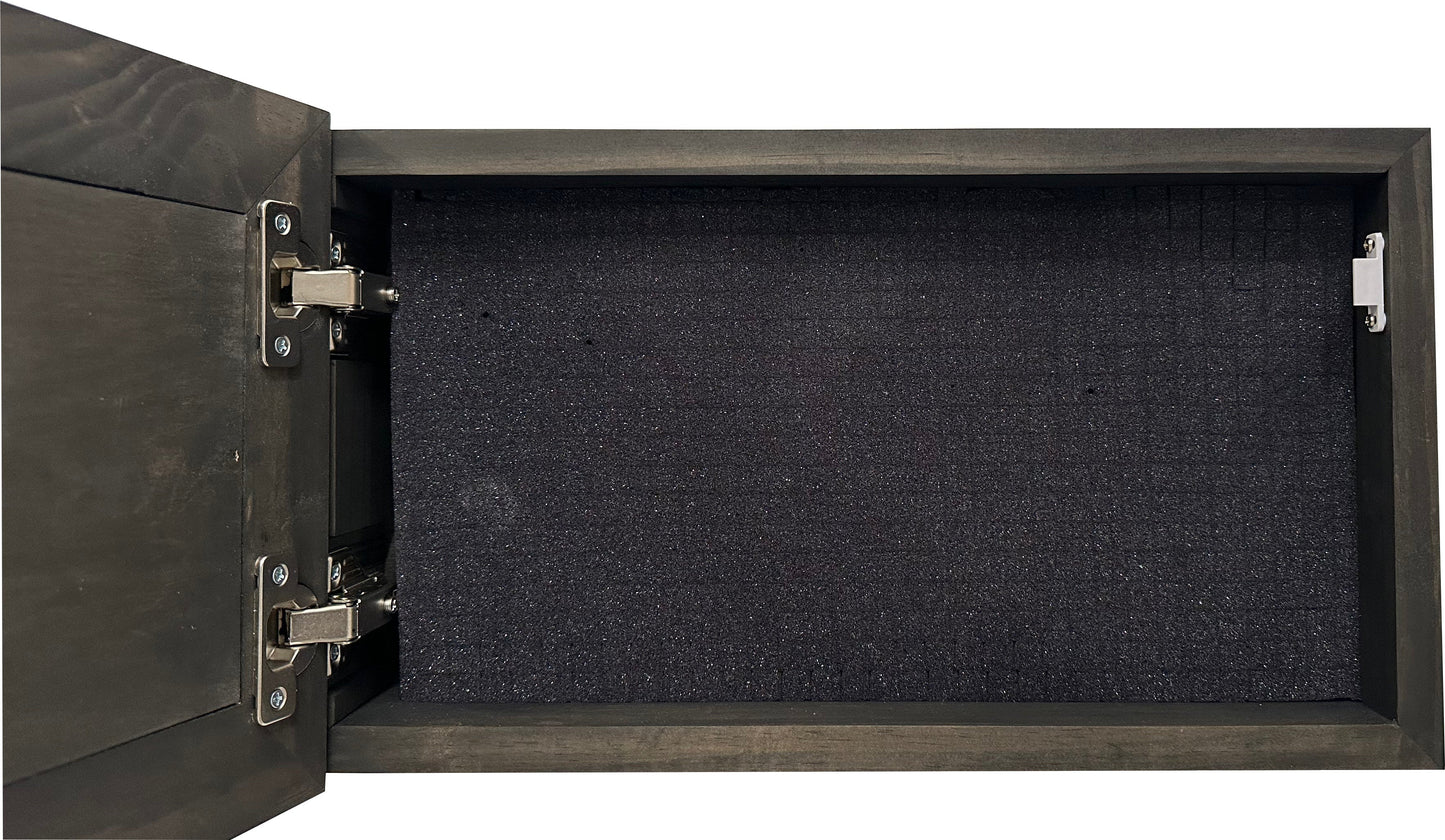 Black Decorative Gun Safe Cabinet