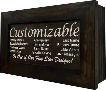 Black Decorative Gun Safe Cabinet