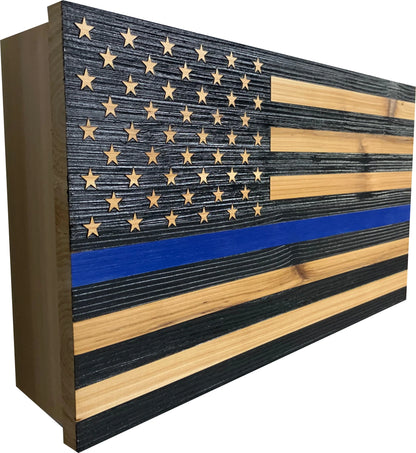 Police Blue Line Gun Safe