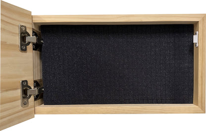 Patriotic Wall-Mounted Gun Cabinet Firearm Storage