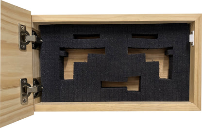 Patriotic Wall-Mounted Gun Cabinet Firearm Storage