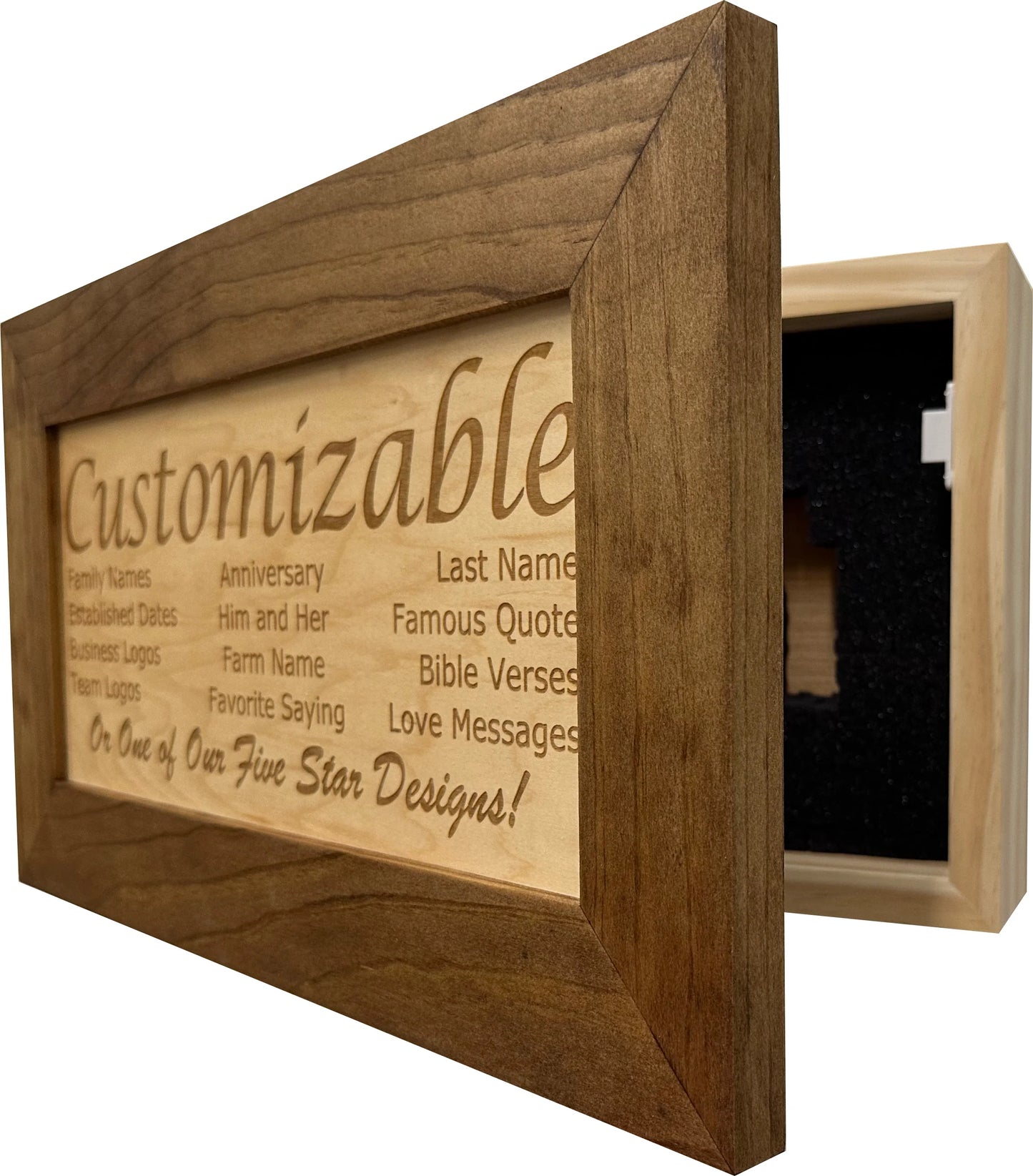 Early American Natural Hidden Gun Safe