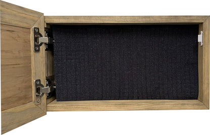 Ebony Decorative Gun Safe Cabinet