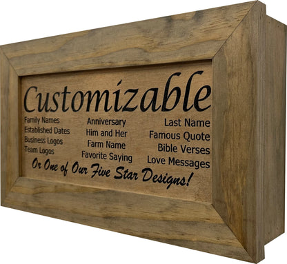 Ebony Decorative Gun Safe Cabinet