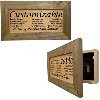 Gray Natural Hidden Gun Safe