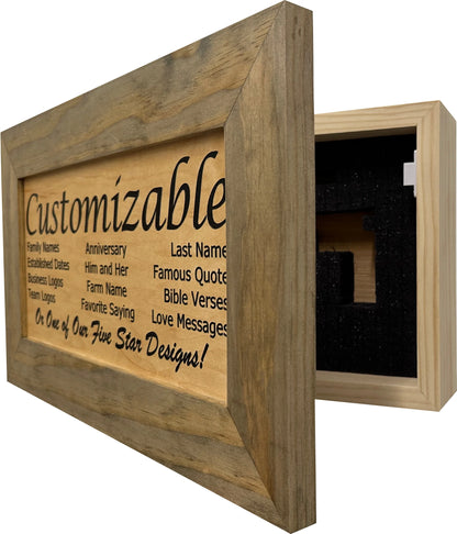 Ebony Natural Hidden Gun Safe