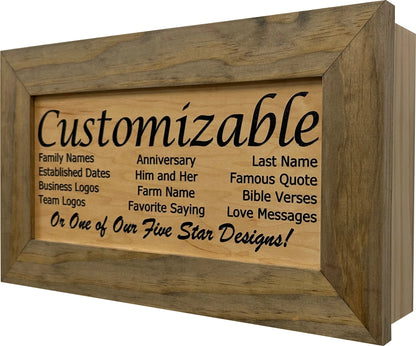 Ebony Natural Hidden Gun Safe